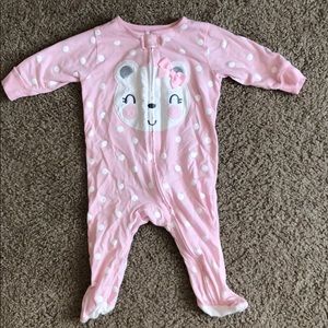 Set of 4 long sleeve zip up pajamas